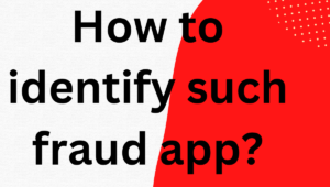 How to identify such fraud app?