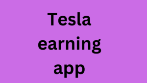 Tesla earning app